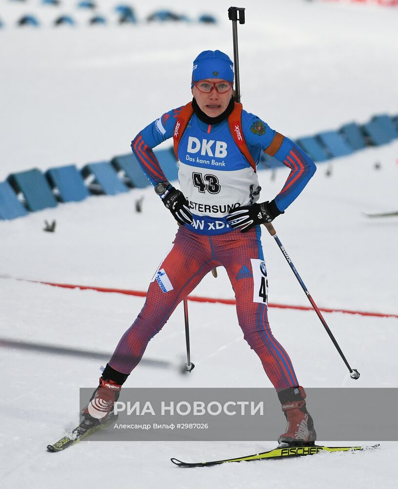 Биатлон. I этап Кубка мира. Женщины. Гонка преследования