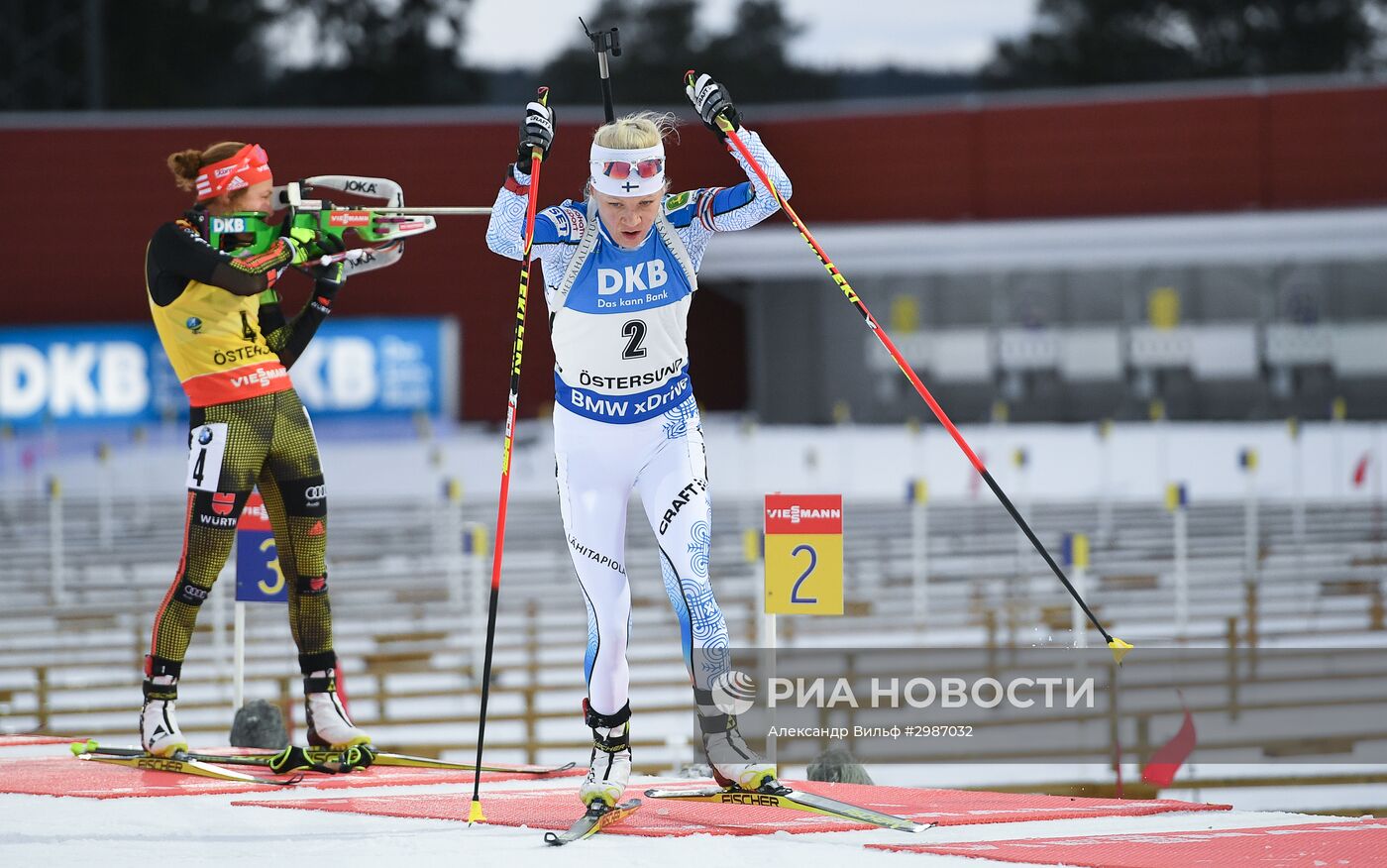 Биатлон. I этап Кубка мира. Женщины. Гонка преследования