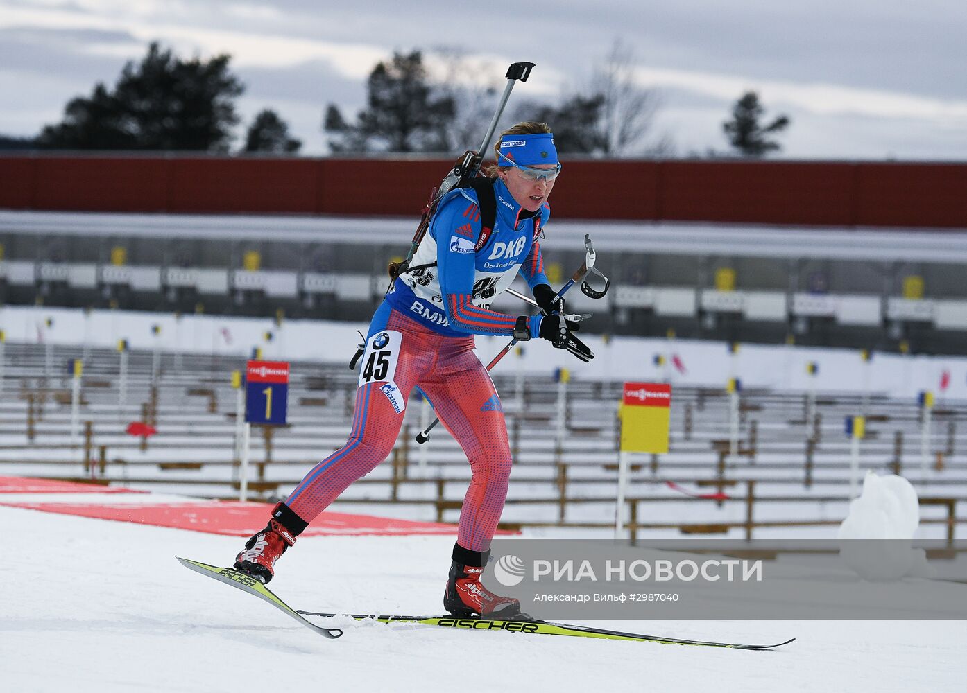 Биатлон. I этап Кубка мира. Женщины. Гонка преследования