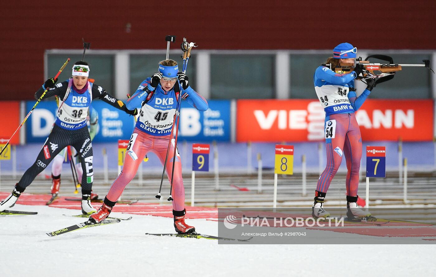 Биатлон. I этап Кубка мира. Женщины. Гонка преследования