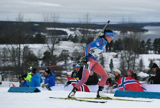 Биатлон. I этап Кубка мира. Женщины. Гонка преследования