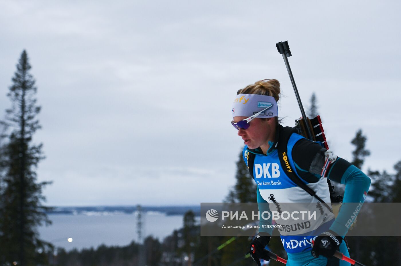 Биатлон. I этап Кубка мира. Женщины. Гонка преследования
