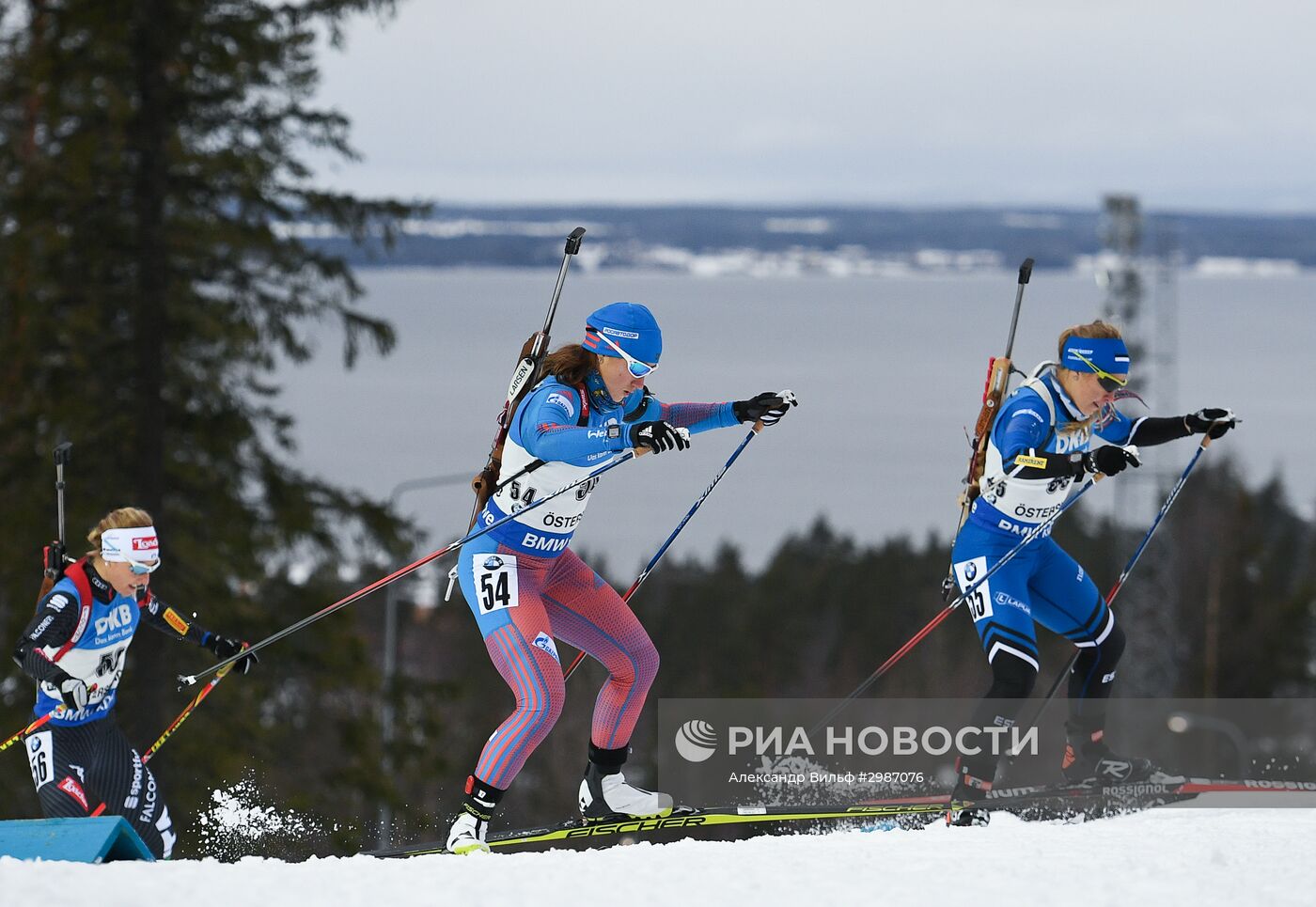Биатлон. I этап Кубка мира. Женщины. Гонка преследования
