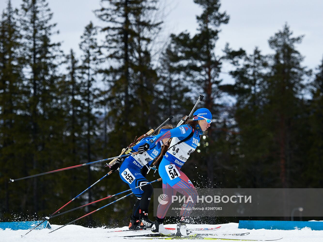 Биатлон. I этап Кубка мира. Женщины. Гонка преследования