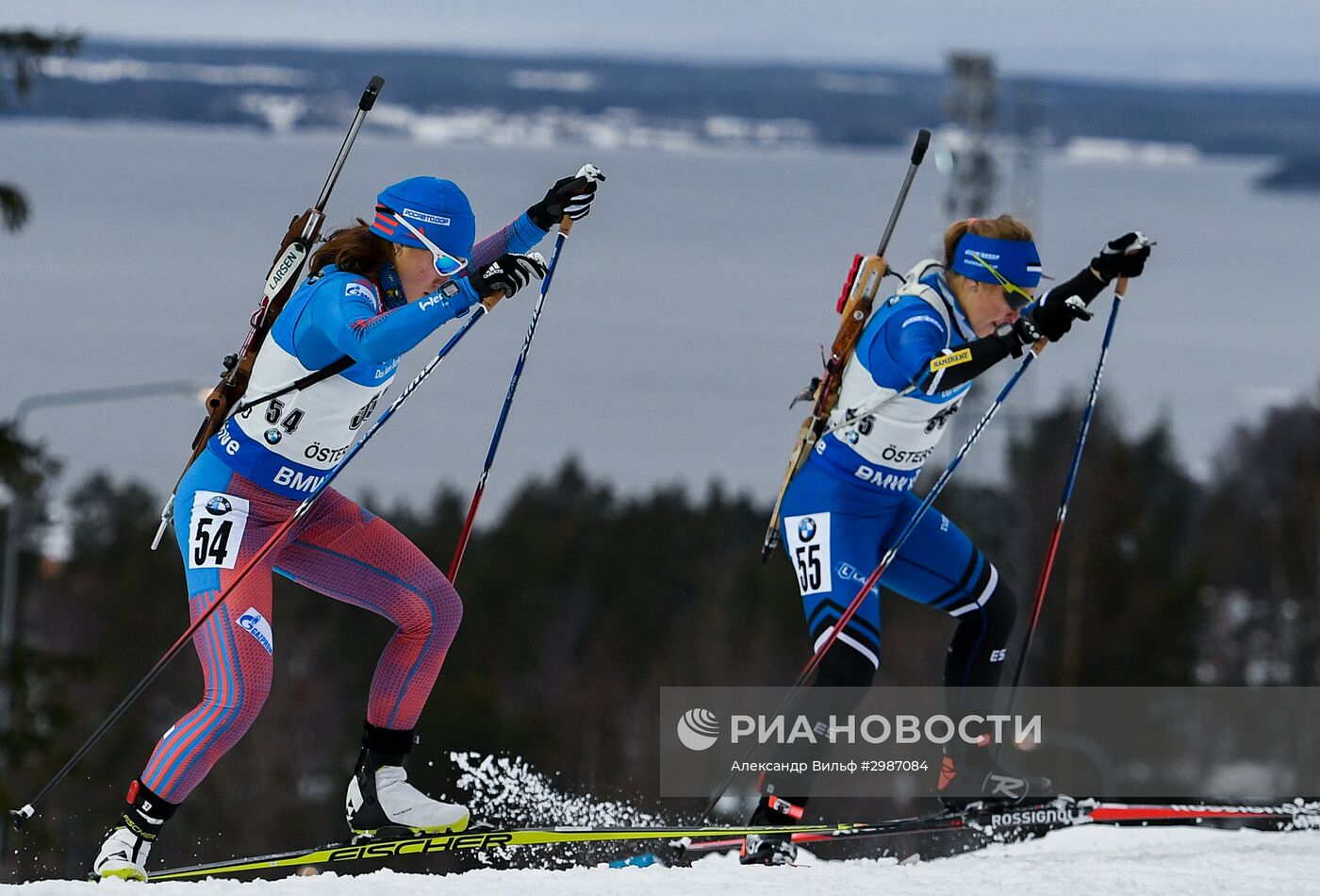 Биатлон. I этап Кубка мира. Женщины. Гонка преследования