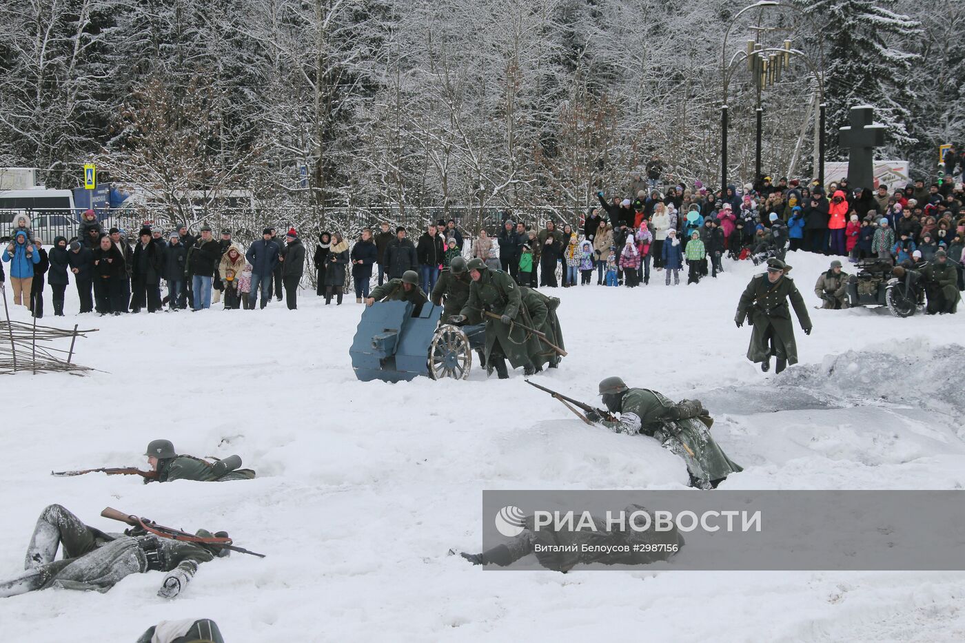 Военно-исторический фестиваль "Главный рубеж", посвященный 75-летию битвы под Москвой