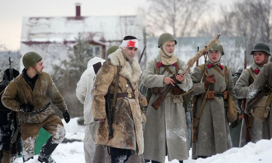 Военно-исторический фестиваль "Главный рубеж", посвященный 75-летию битвы под Москвой