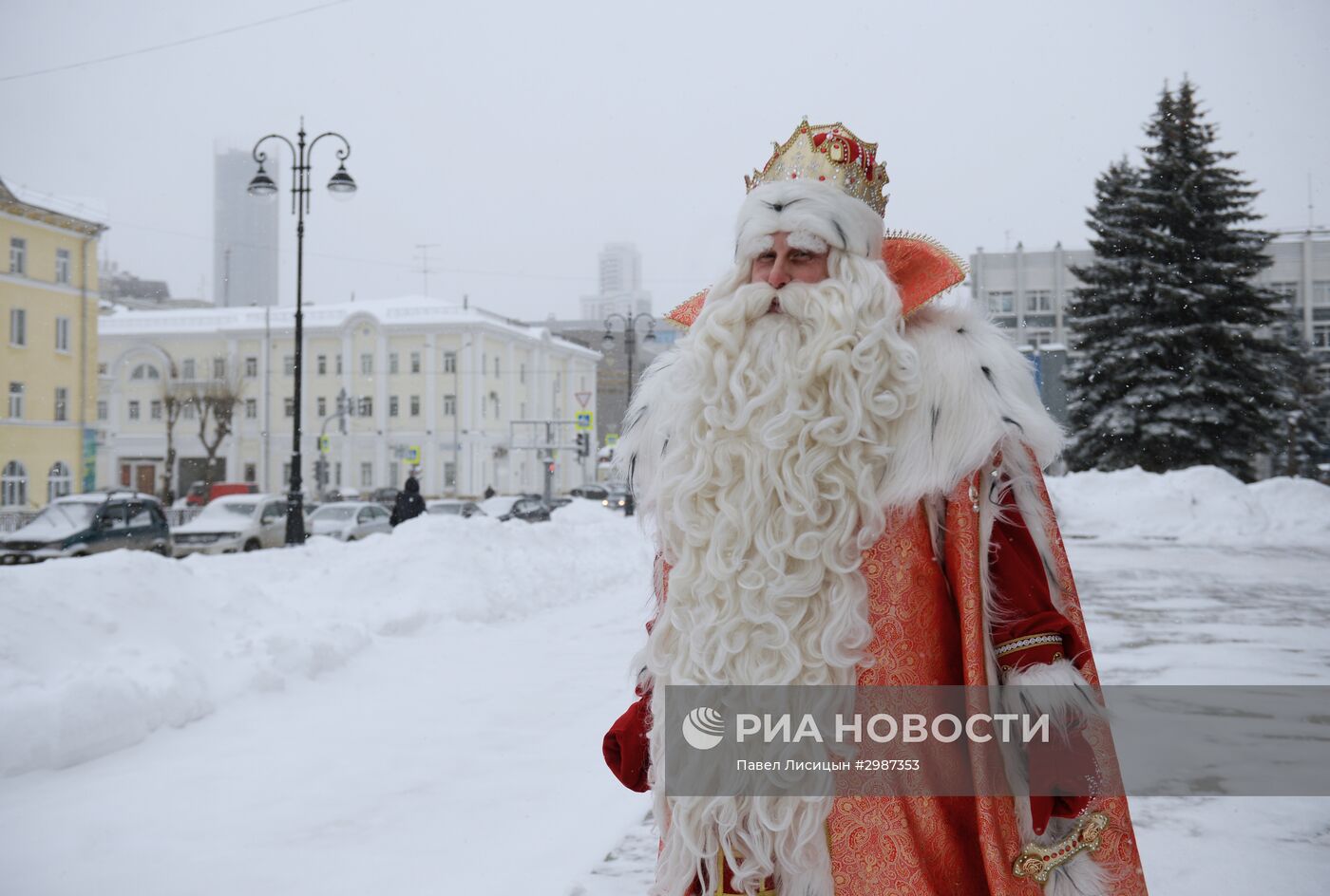 Дед Мороз из Великого Устюга посетил Екатеринбург