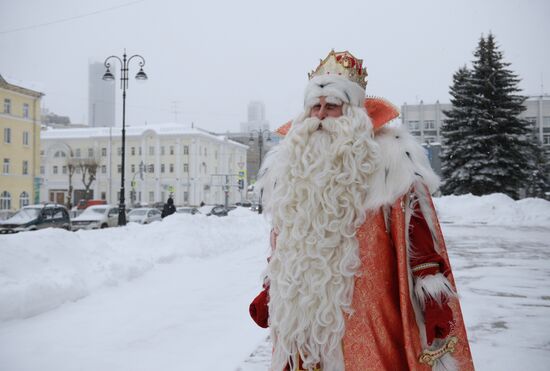 Дед Мороз из Великого Устюга посетил Екатеринбург