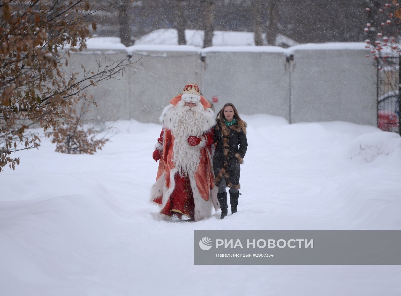 Дед Мороз из Великого Устюга посетил Екатеринбург