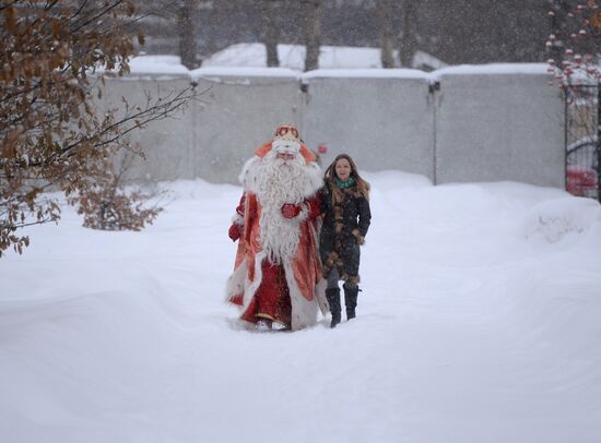 Дед Мороз из Великого Устюга посетил Екатеринбург