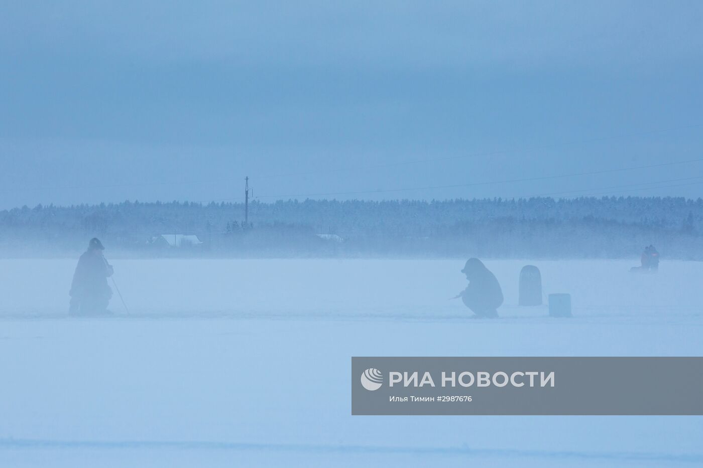 Зимняя рыбалка в Карелии