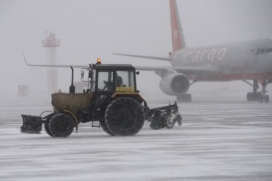 Снегопад в Москве