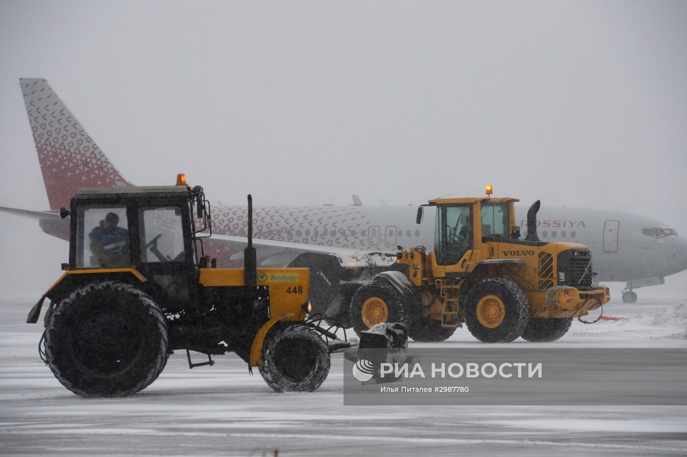 Снегопад в Москве