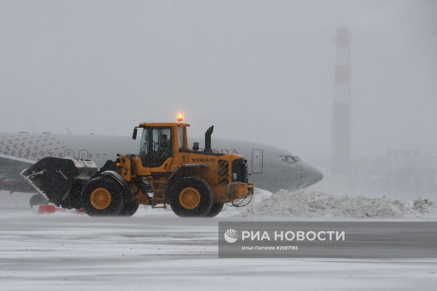 Снегопад в Москве