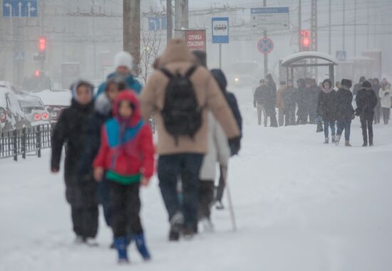 Зима в Петрозаводске