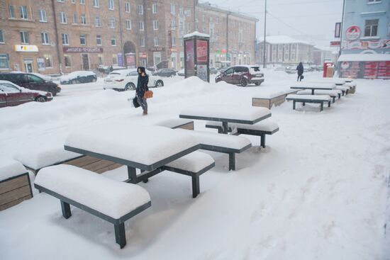 Зима в Петрозаводске