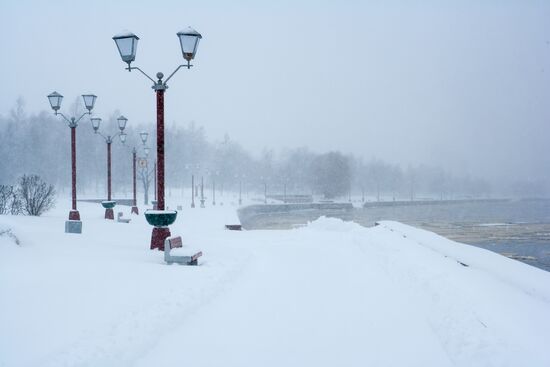 Зима в Петрозаводске