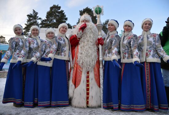 Дед Мороз из Великого Устюга посетил Челябинск