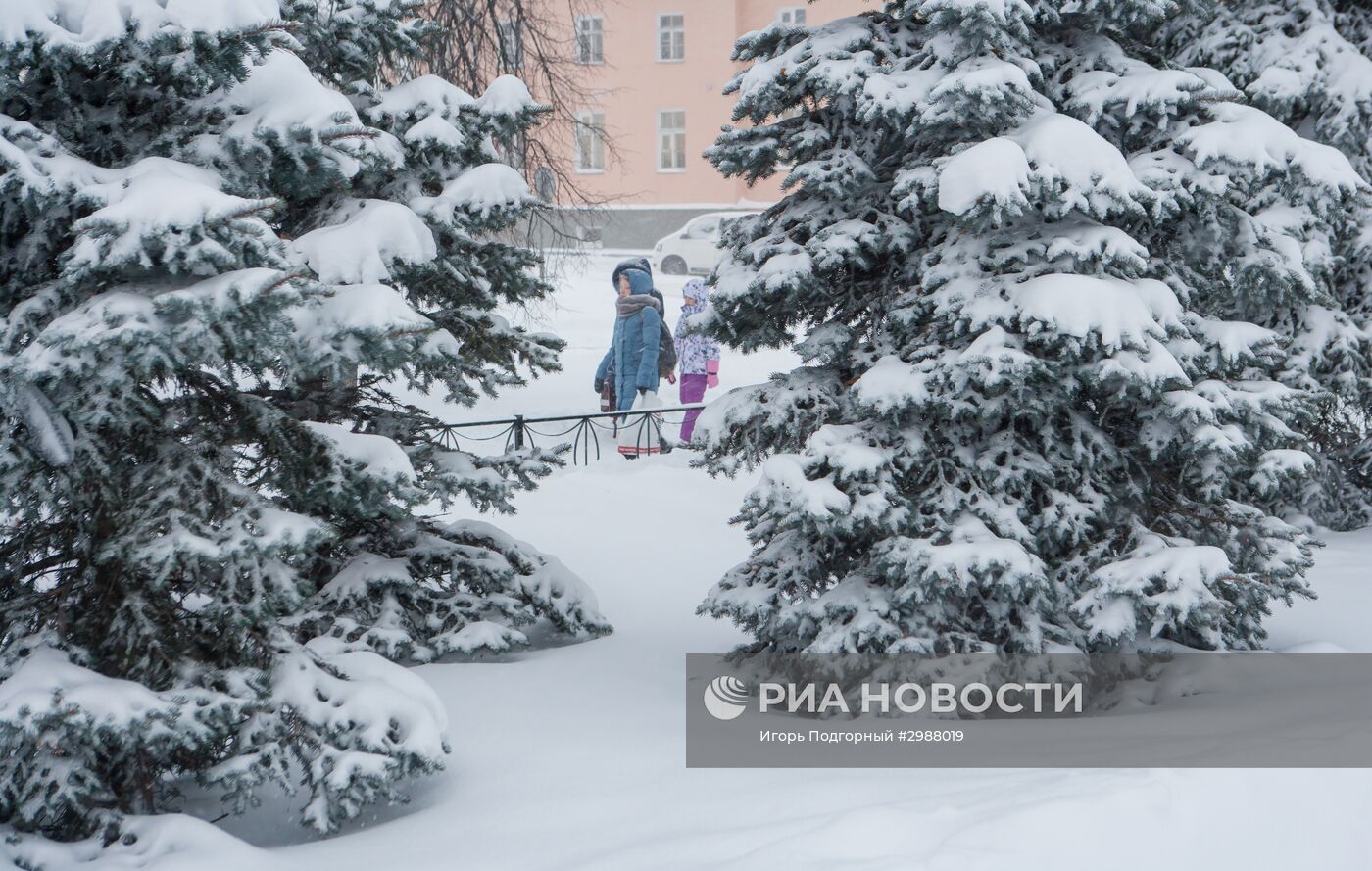 Зима в Петрозаводске