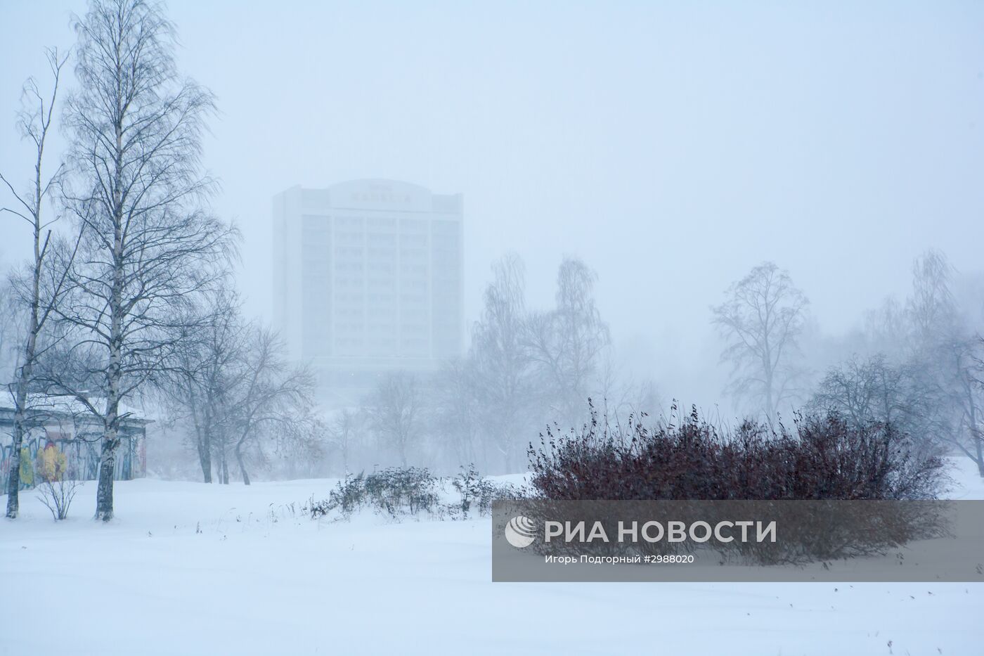 Зима в Петрозаводске