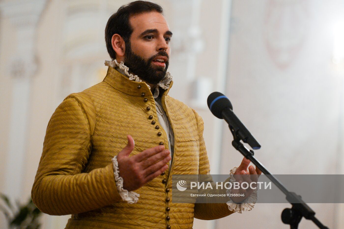 Брифинг актеров оперы "Дон Карлос"