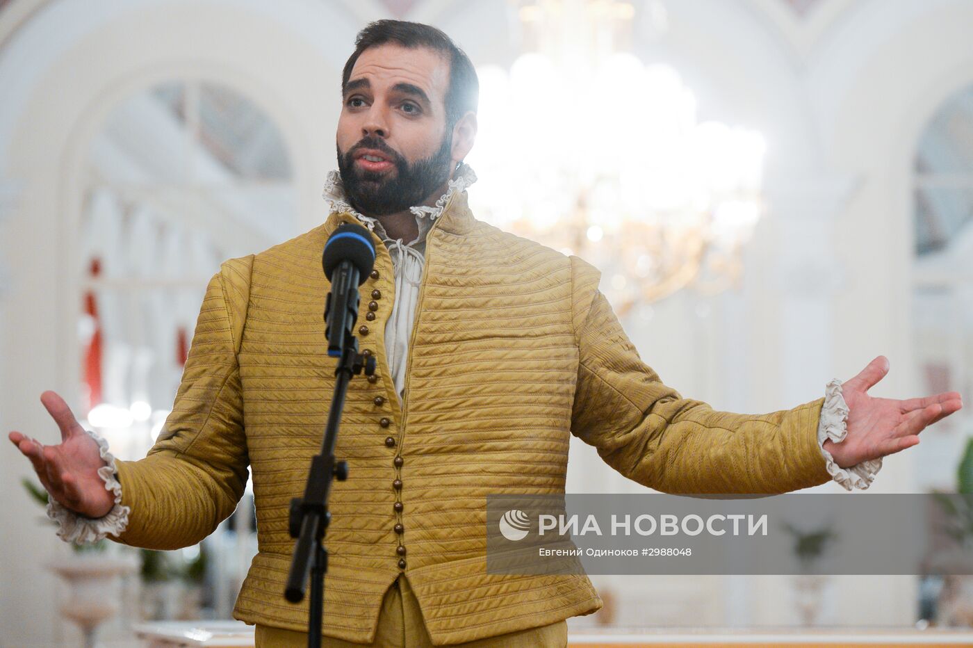 Брифинг актеров оперы "Дон Карлос"