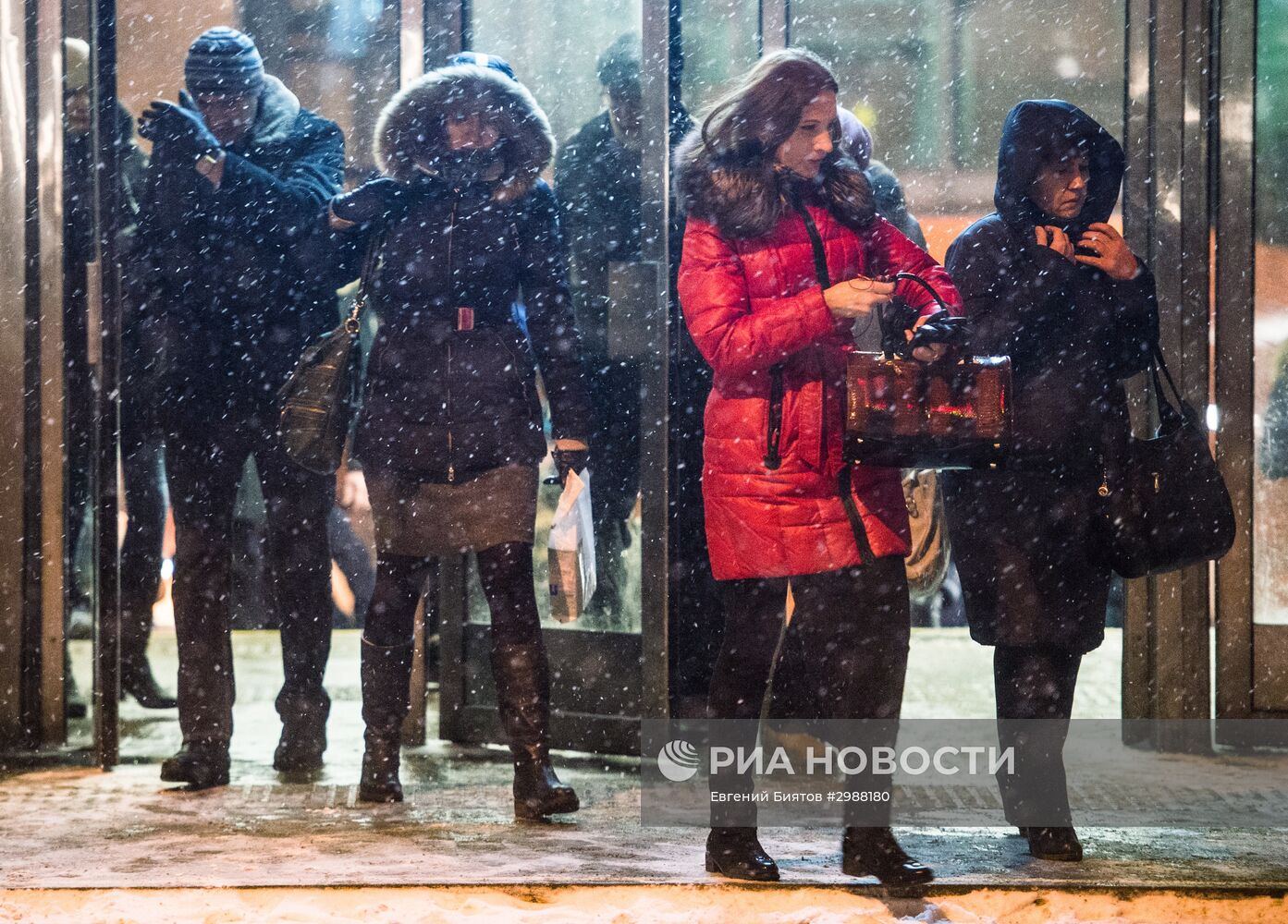 Снегопад в Москве