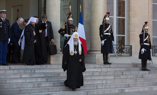 Визит патриарха Кирилла в Париж