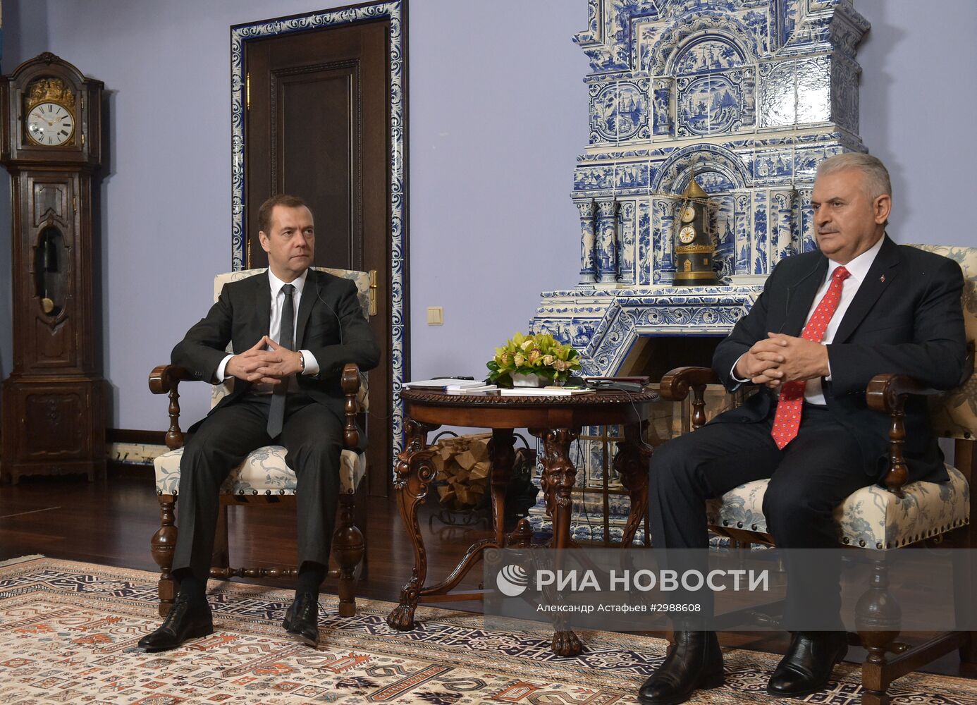 Премьер-министр Дмитрий Медведев встретился с премьер-министром Турции Б. Йылдырымом