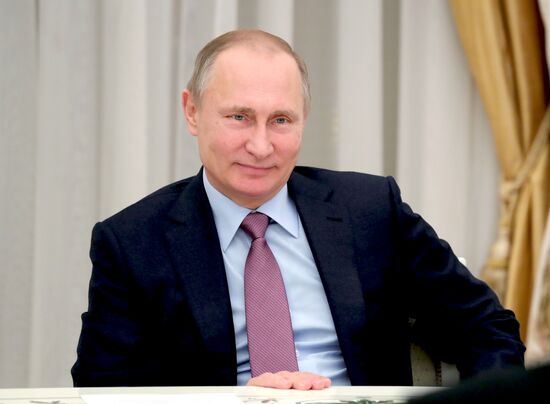Президент РФ В. Путин встретился с генсеком Совета Европы Т. Ягландом