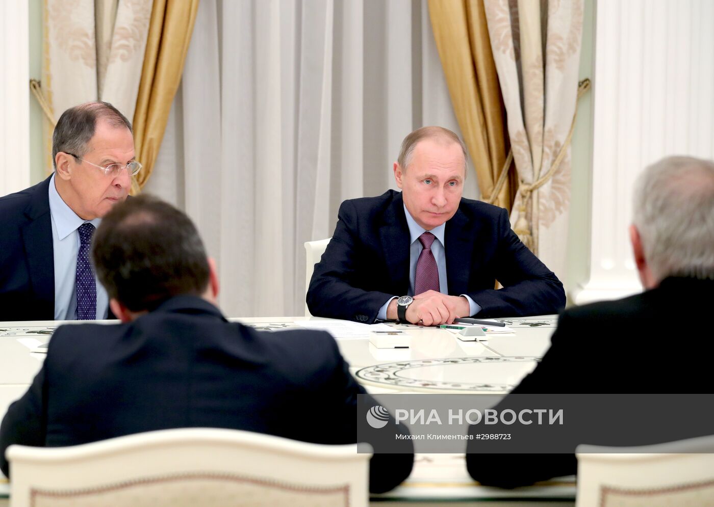 Президент РФ В. Путин встретился с генсеком Совета Европы Т. Ягландом