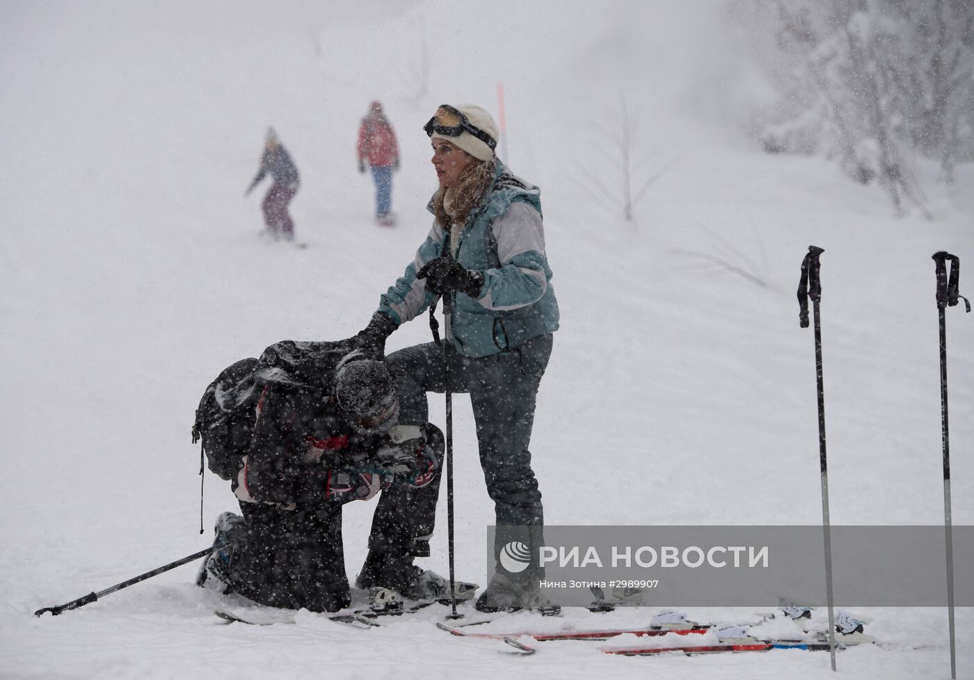 Открытие сезона на горнолыжном курорте "Горки Город" в Сочи