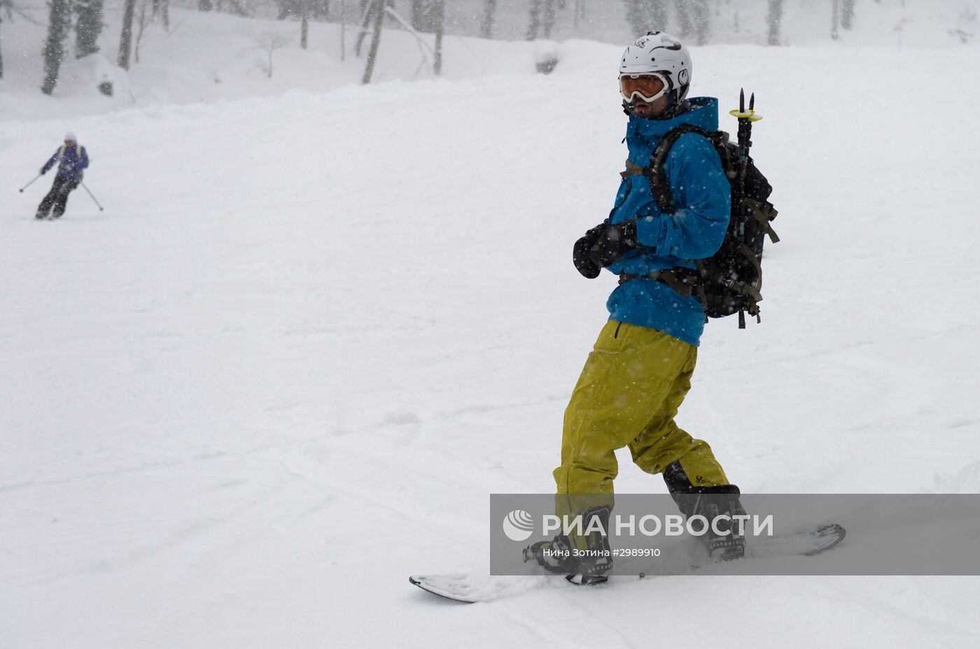 Открытие сезона на горнолыжном курорте "Горки Город" в Сочи