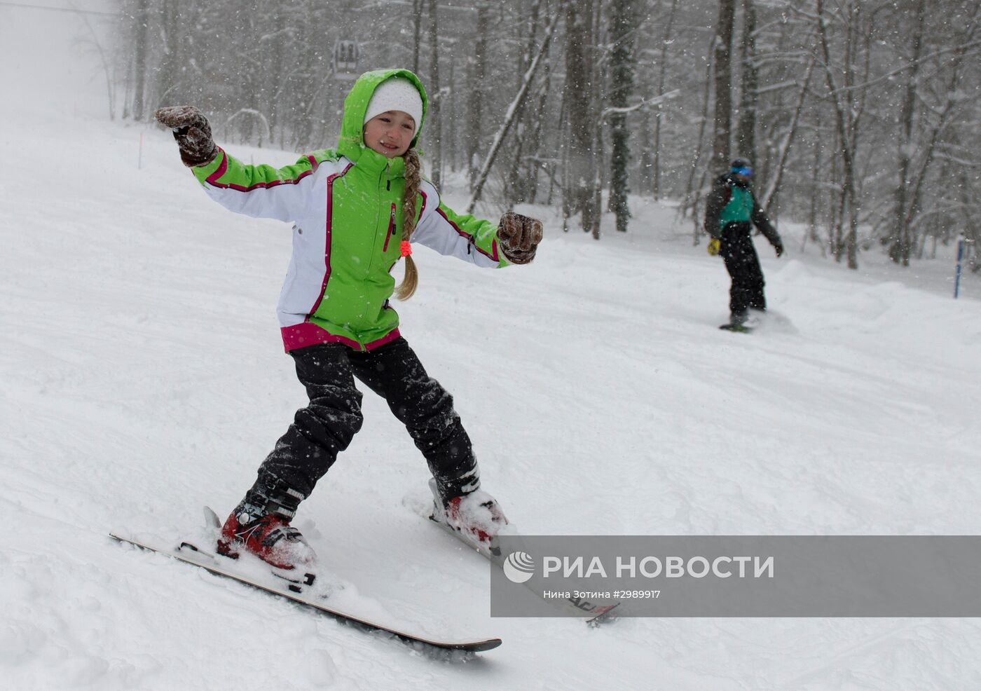 Открытие сезона на горнолыжном курорте "Горки Город" в Сочи