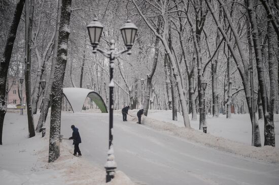 Зима в Великом Новгороде