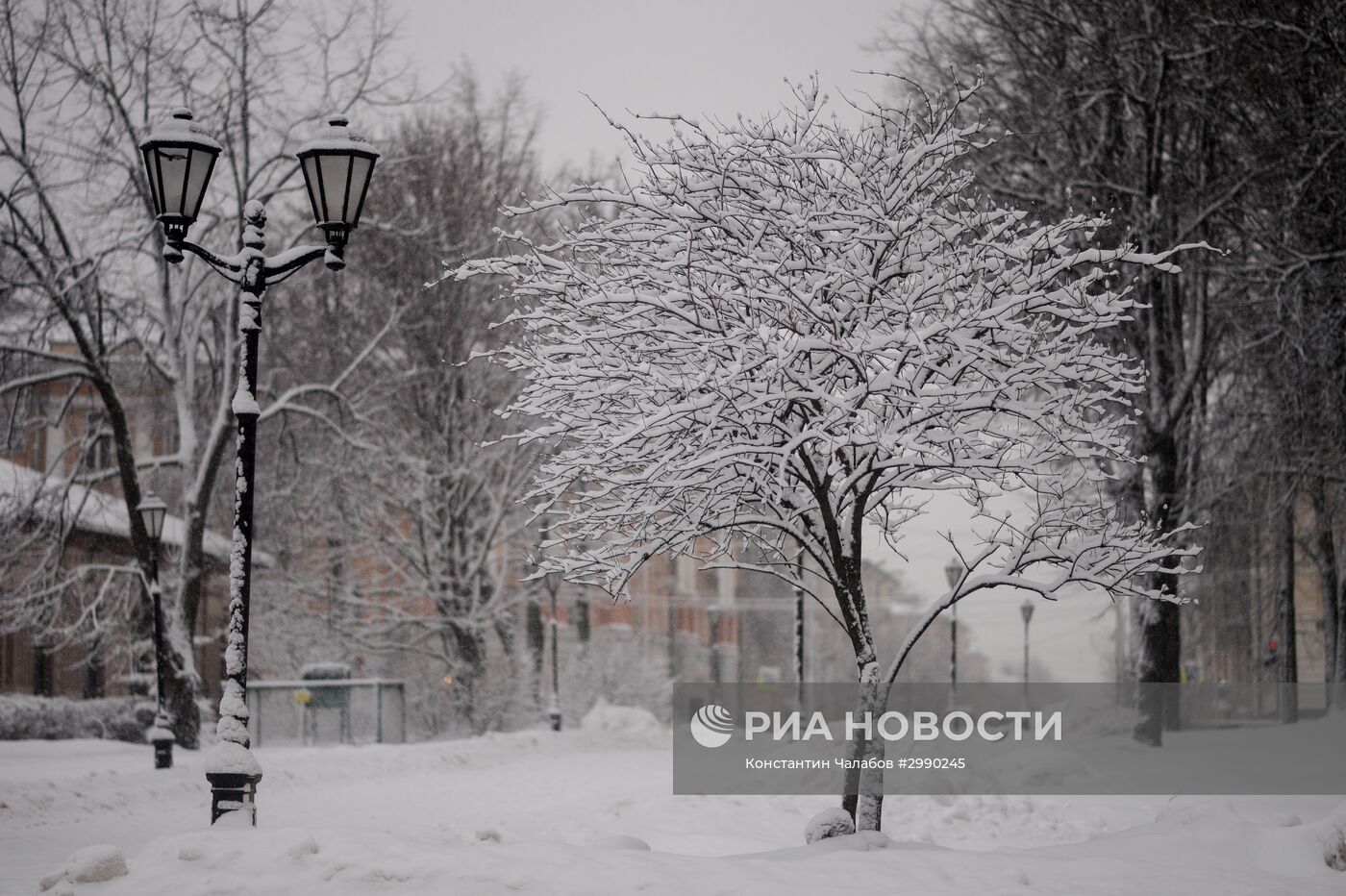 Зима в Великом Новгороде