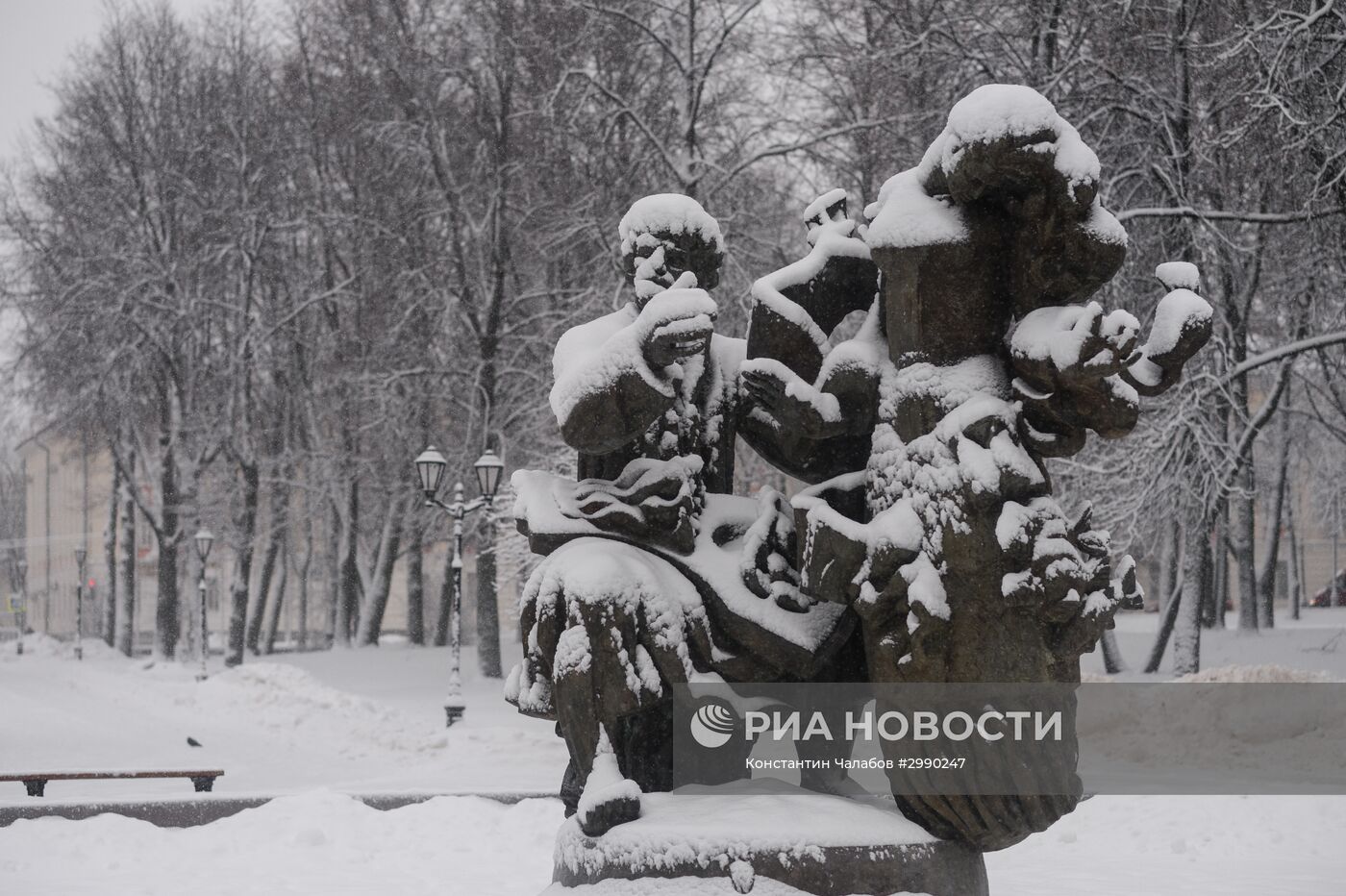 Зима в Великом Новгороде