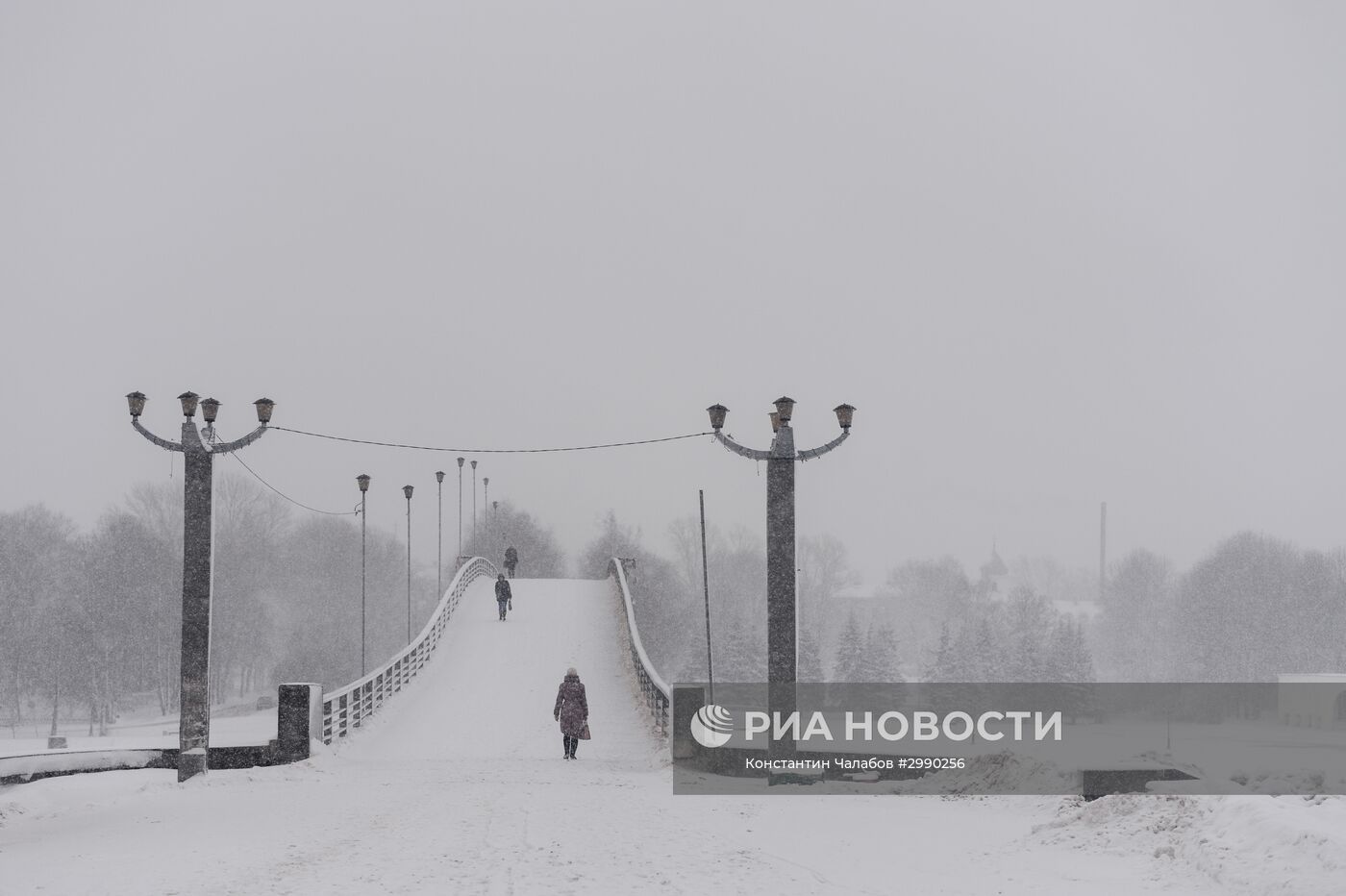 Зима в Великом Новгороде