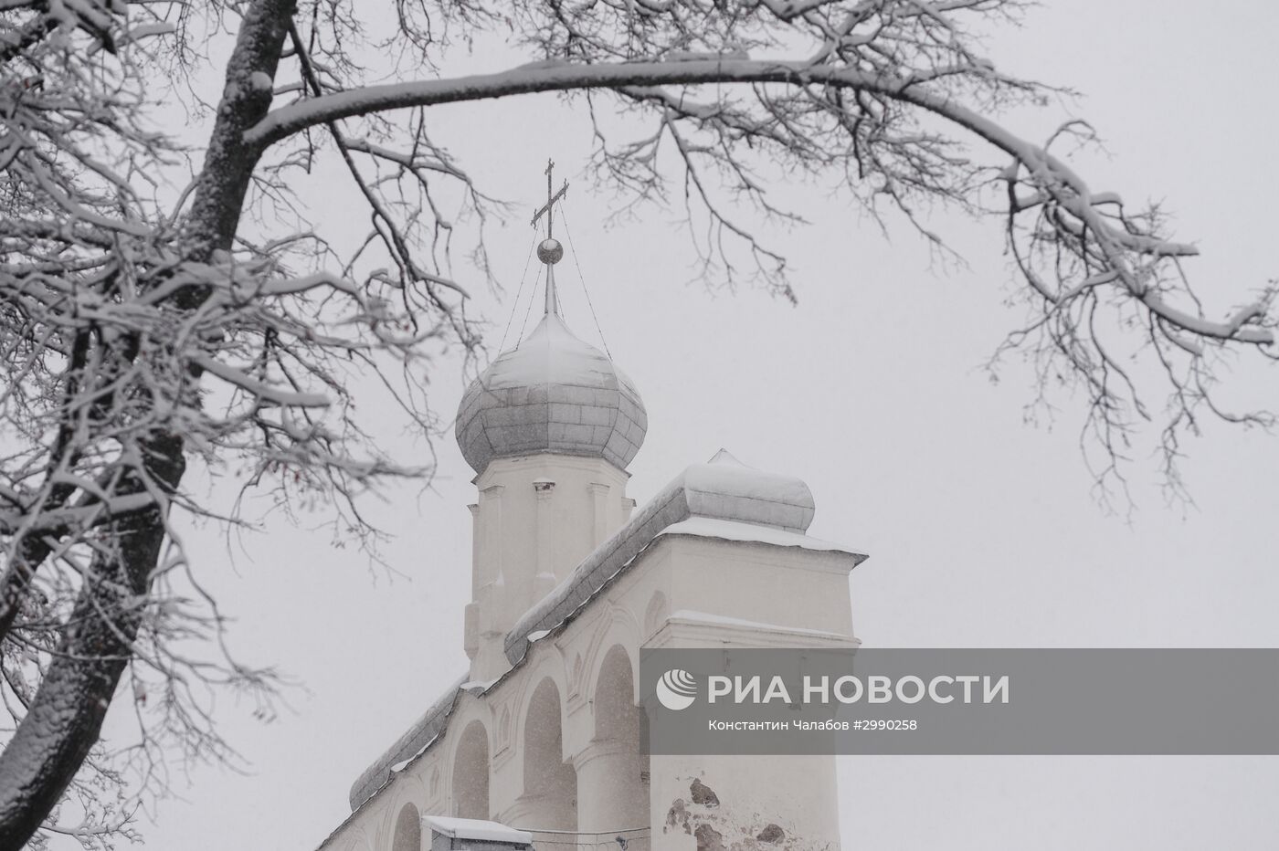 Зима в Великом Новгороде