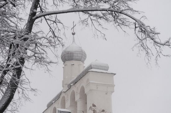 Зима в Великом Новгороде