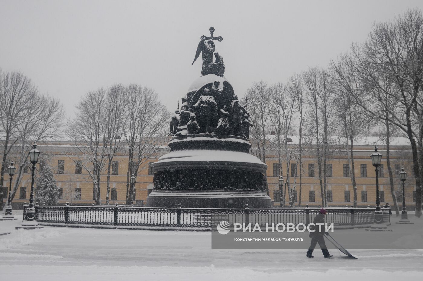 Зима в Великом Новгороде