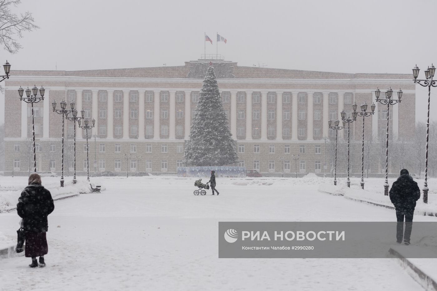 Зима в Великом Новгороде