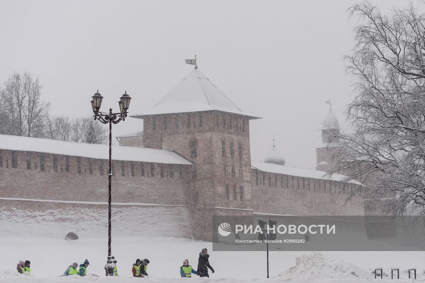 Зима в Великом Новгороде