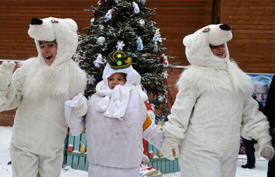 Дед Мороз из Великого Устюга посетил Казань