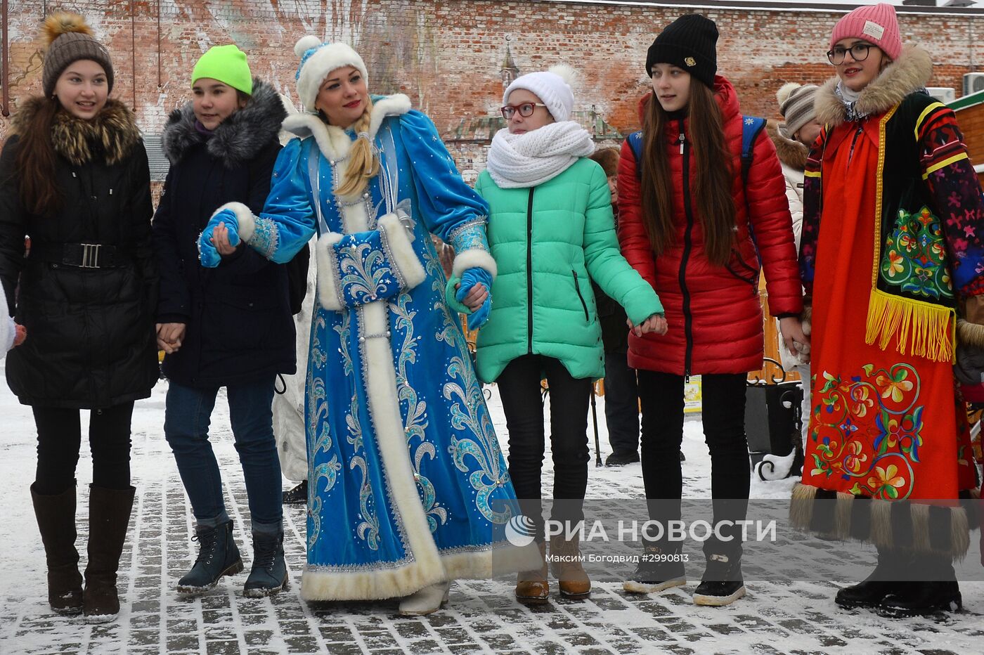Дед Мороз из Великого Устюга посетил Казань