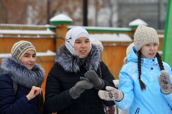 Дед Мороз из Великого Устюга посетил Казань