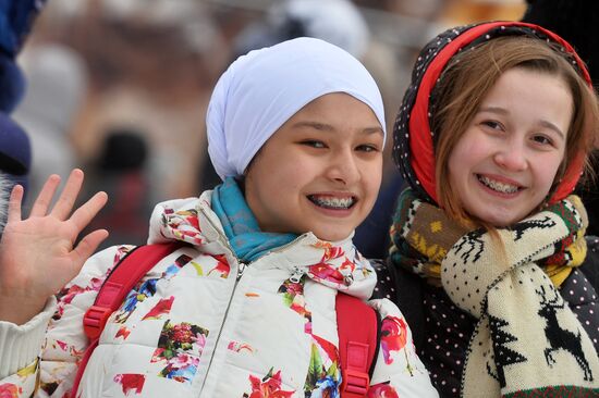 Дед Мороз из Великого Устюга посетил Казань