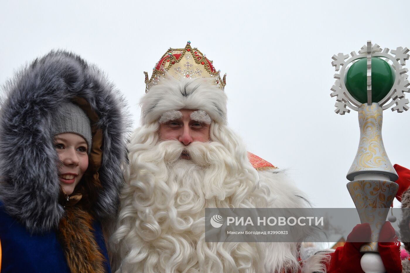 Дед Мороз из Великого Устюга посетил Казань