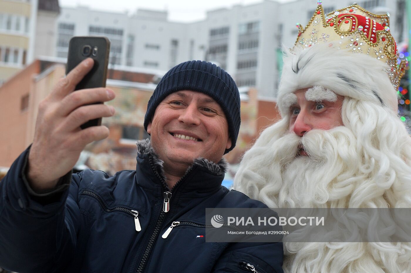 Дед Мороз из Великого Устюга посетил Казань